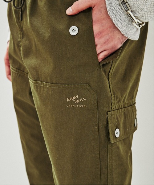 ARMY TWILL(アーミーツイル)の「【ARMY TWILL / アーミーツイル】別注 ダブルニ―パンツ(その他パンツ・メンズ・ブラック/カーキ・MEDIUM/LARGE)」の7枚目の写真