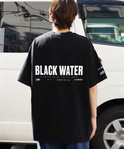 STAMPD(スタンプド)の「STAMPD/スタンプド Water Relaxed Tee フロントロゴ 半袖Tシャツ シンプル(Tシャツ/カットソー・メンズ・ホワイト/ブラック・L/M/XL)」の4枚目の写真