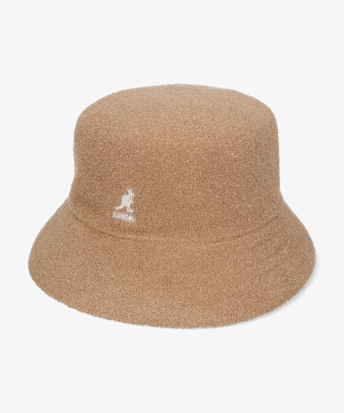 KANGOL（カンゴール）の「KANGOL/カンゴール バミューダ バケットハット Bermuda Bucket 125169012（ハット・メンズ・ブラック/ベージュ/パープル/ピンク/ホワイト/ネイビー/グレー系その他/レッド/オレンジ・M）」の4枚目の写真
