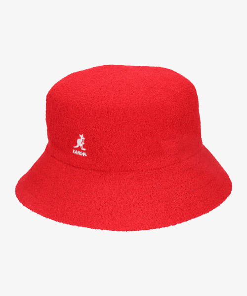 KANGOL（カンゴール）の「KANGOL/カンゴール バミューダ バケットハット Bermuda Bucket 125169012（ハット・メンズ・ブラック/ベージュ/パープル/ピンク/ホワイト/ネイビー/グレー系その他/レッド/オレンジ・M）」の8枚目の写真