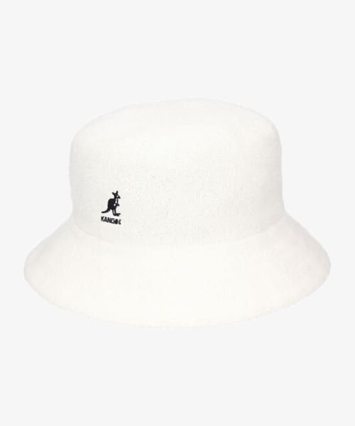 KANGOL（カンゴール）の「KANGOL/カンゴール バミューダ バケットハット Bermuda Bucket 125169012（ハット・メンズ・ブラック/ベージュ/パープル/ピンク/ホワイト/ネイビー/グレー系その他/レッド/オレンジ・M）」の2枚目の写真