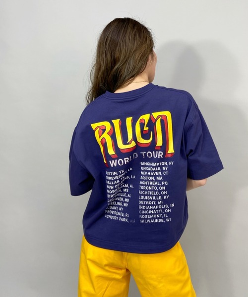 セール】RVCA/ルーカ ルーズシルエット バックプリントロックT