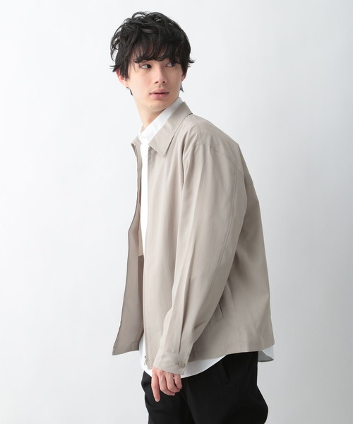 GLOBAL WORK（グローバルワーク）の「CRISPYDRYブルゾン/270998（ブルゾン・メンズ・ブラック/ネイビー/ライトグレー・LARGE/SMALL/MEDIUM）」の3枚目の写真