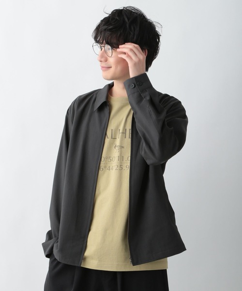 GLOBAL WORK（グローバルワーク）の「CRISPYDRYブルゾン/270998（ブルゾン・メンズ・ブラック/ネイビー/ライトグレー・LARGE/SMALL/MEDIUM）」の2枚目の写真