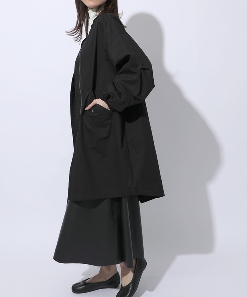 MAISON BREEZE(メゾンブリーズ)の「【MAISON BREEZE】ライトモッズコート M-65 KNF(モッズコート・レディース・ブラック/ベージュ/グレー・FREE)」の7枚目の写真