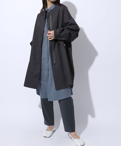 MAISON BREEZE(メゾンブリーズ)の「【MAISON BREEZE】ライトモッズコート M-65 KNF(モッズコート・レディース・ブラック/ベージュ/グレー・FREE)」の5枚目の写真