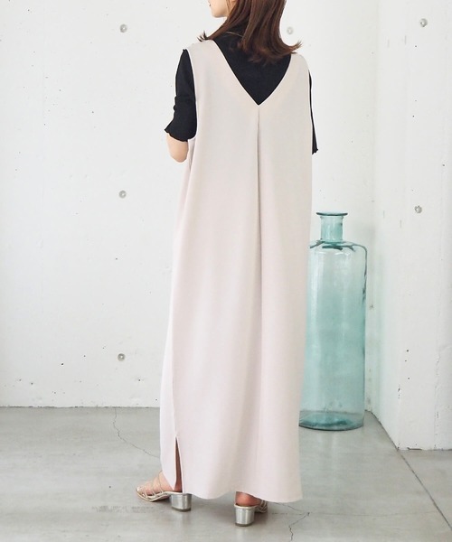 tiptop（ティップトップ）の「前後2wayジャンパースカート（ジャンパースカート・レディース・アイボリー/ブラック・FREE）」の8枚目の写真