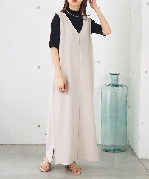 tiptop（ティップトップ）の「前後2wayジャンパースカート（ジャンパースカート・レディース・アイボリー/ブラック・FREE）」の16枚目の写真