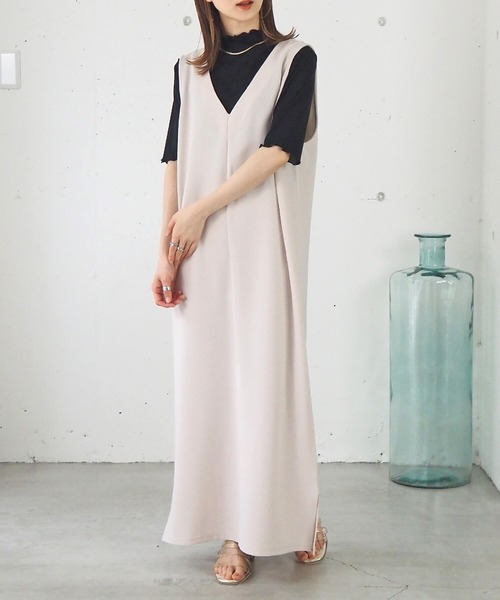 tiptop（ティップトップ）の「前後2wayジャンパースカート（ジャンパースカート・レディース・アイボリー/ブラック・FREE）」の14枚目の写真