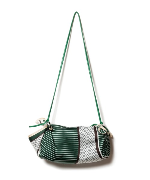 LAYMEE（レイミー）の「Scarf bag / スカーフバッグ（ショルダーバッグ・レディース・グリーン/ブラック/ピンクベージュ・FREE）」の16枚目の写真