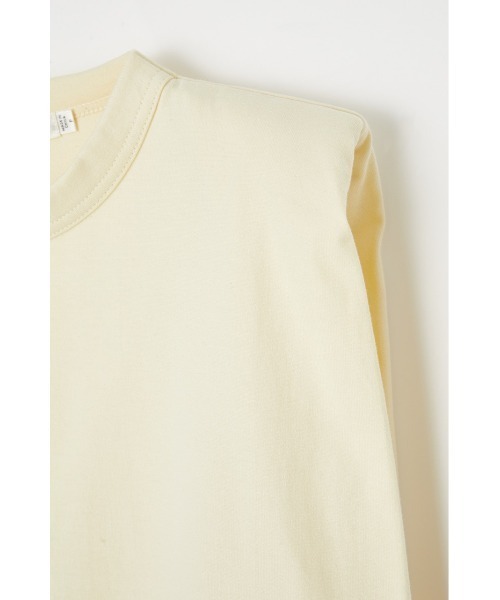 MOUSSY(マウジー)の「PADDED SHOULDER SLEEVELESS トップス(タンクトップ・レディース・ホワイト/ブラック/ライトピンク/キナリ・FREE)」の6枚目の写真