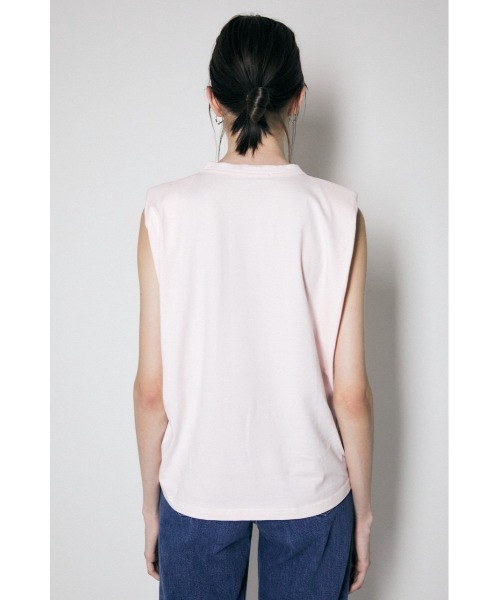 MOUSSY（マウジー）の「PADDED SHOULDER SLEEVELESS トップス