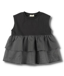 BRANSHES | 裾フリル半袖Tシャツ(Tシャツ/カットソー)