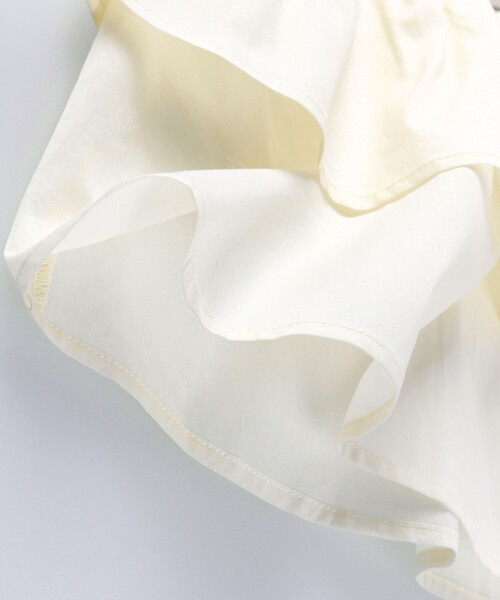 BRANSHES（ブランシェス）の「裾フリル半袖Tシャツ（Tシャツ/カットソー・キッズ・ブラウン/ライトグリーン/チャコールグレー・90/140/120/110/100/130/150）」の7枚目の写真