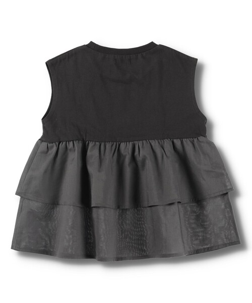 BRANSHES（ブランシェス）の「裾フリル半袖Tシャツ（Tシャツ/カットソー・キッズ・ブラウン/ライトグリーン/チャコールグレー・90/140/120/110/100/130/150）」の18枚目の写真