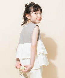 BRANSHES | 裾フリル半袖Tシャツ(Tシャツ/カットソー)