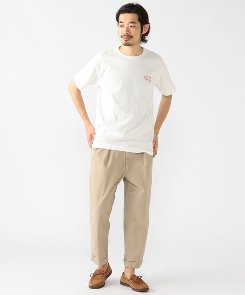 WAREHOUSE(ウエアハウス)の「Palm Graphics × FM802digmeout × WAREHOUSE&CO. T-shirt(Tシャツ/カットソー・メンズ・グレー系その他/スミクロ/オフホワイト・XL/L/M)」の6枚目の写真