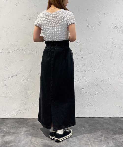 apres jour mignon(アプレジュールミニョン)の「ポップコーントップス【ZOZOTOWN限定アイテム】(Tシャツ/カットソー・レディース・ブラック/オフホワイト/グリーン・X-LARGE/フリー)」の14枚目の写真
