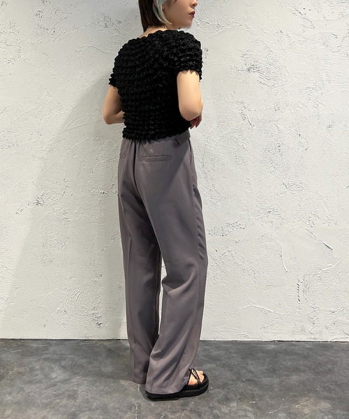 apres jour mignon(アプレジュールミニョン)の「ポップコーントップス【ZOZOTOWN限定アイテム】(Tシャツ/カットソー・レディース・ブラック/オフホワイト/グリーン・X-LARGE/フリー)」の17枚目の写真
