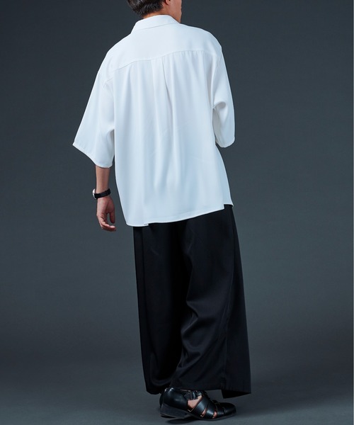 Ellno Loset（エルノロゼット）の「ラッププリーツパンツ（その他パンツ・メンズ・ブラック・SMALL/MEDIUM/LARGE）」の11枚目の写真