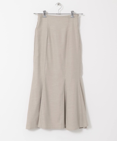 KBF（ケイビーエフ）の「リネンミックスマーメイドスカート（スカート・レディース・ブラック/グレー系その他/ナチュラル・ONE）」の6枚目の写真