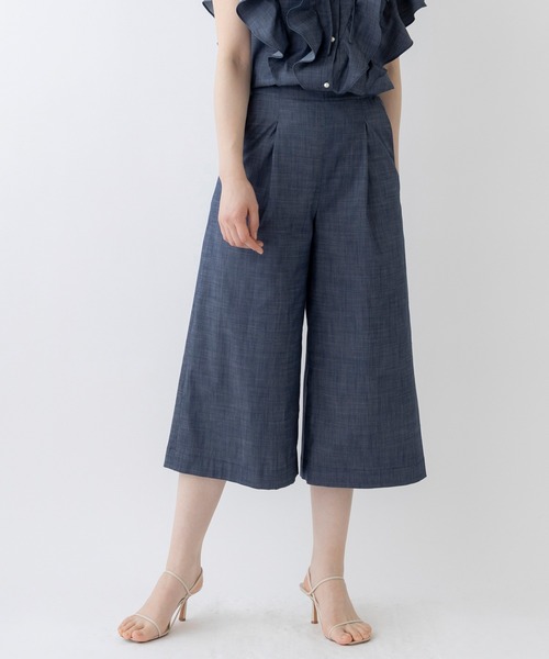 Sono（ソーノ）の「【SONO/ソーノ】キュロットスカート（その他パンツ・レディース・インディゴブルー/グリーン/レッド・2/1）」の2枚目の写真