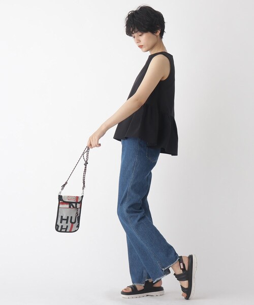 OPAQUE.CLIP(オペークドットクリップ)の「【HUNTER(ハンター)】BLOOM ALGAE FOAM SANDALS(サンダル・レディース・ブラック・30/40)」の8枚目の写真
