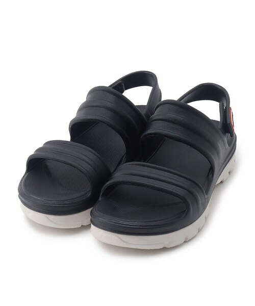 OPAQUE.CLIP(オペークドットクリップ)の「【HUNTER(ハンター)】BLOOM ALGAE FOAM SANDALS(サンダル・レディース・ブラック・30/40)」の2枚目の写真