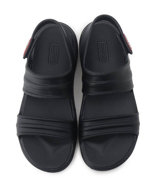 OPAQUE.CLIP(オペークドットクリップ)の「【HUNTER(ハンター)】BLOOM ALGAE FOAM SANDALS(サンダル・レディース・ブラック・30/40)」の5枚目の写真