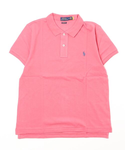 POLO RALPH LAUREN(ポロ ラルフ ローレン)の「クラシック フィット メッシュ ポロシャツ(ポロシャツ・レディース・レッド・S/M)」の8枚目の写真