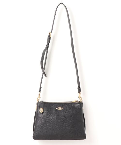 COACH（コーチ）の「ダブル ジップ ショルダー バッグ