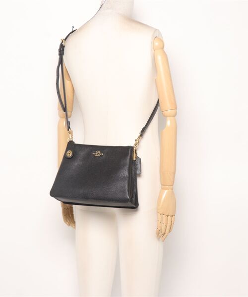 COACH（コーチ）の「ダブル ジップ ショルダー バッグ