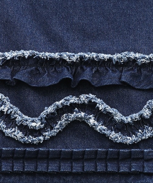 somari imagination（ソマリ イマジネーション）の「『フリルデザインクロップドデニムパンツ』（デニムパンツ・レディース・インディゴブルー・2/1）」の21枚目の写真