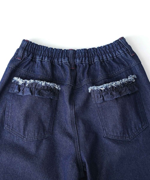 somari imagination（ソマリ イマジネーション）の「『フリルデザインクロップドデニムパンツ』（デニムパンツ・レディース・インディゴブルー・2/1）」の17枚目の写真