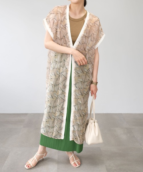 ＡＮＤＪ（アンドジェイ）の「カップ付きアメスリホルダータンク（タンクトップ・レディース・モカ/ベージュ系その他/ブラック/グリーン・M）」の17枚目の写真