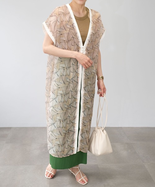 ＡＮＤＪ（アンドジェイ）の「カップ付きアメスリホルダータンク（タンクトップ・レディース・モカ/ベージュ系その他/ブラック/グリーン・M）」の18枚目の写真