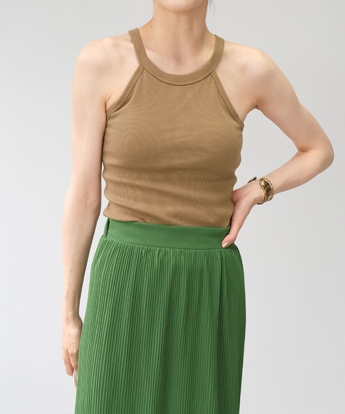 ＡＮＤＪ（アンドジェイ）の「カップ付きアメスリホルダータンク（タンクトップ・レディース・モカ/ベージュ系その他/ブラック/グリーン・M）」の21枚目の写真