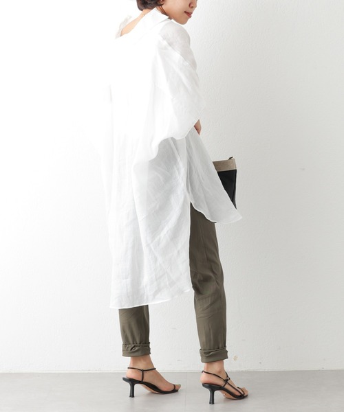 OUVRAGE CLASSE（ウヴラージュクラス）の「裾ねじりパンツ（その他パンツ・レディース・ブラック/ベージュ/カーキ/ライトベージュ・FREE/LARGE）」の15枚目の写真