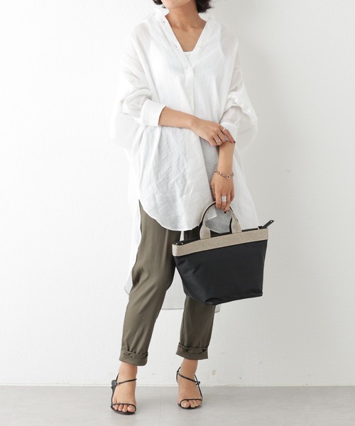 OUVRAGE CLASSE（ウヴラージュクラス）の「裾ねじりパンツ（その他パンツ・レディース・ブラック/ベージュ/カーキ/ライトベージュ・FREE/LARGE）」の10枚目の写真