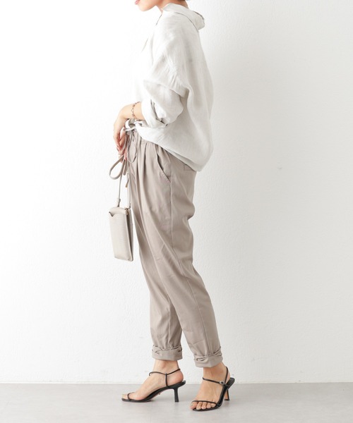 OUVRAGE CLASSE（ウヴラージュクラス）の「裾ねじりパンツ（その他パンツ・レディース・ブラック/ベージュ/カーキ/ライトベージュ・FREE/LARGE）」の14枚目の写真