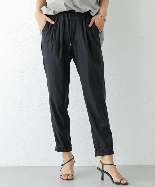 OUVRAGE CLASSE（ウヴラージュクラス）の「裾ねじりパンツ（その他パンツ・レディース・ブラック/ベージュ/カーキ/ライトベージュ・FREE/LARGE）」の11枚目の写真