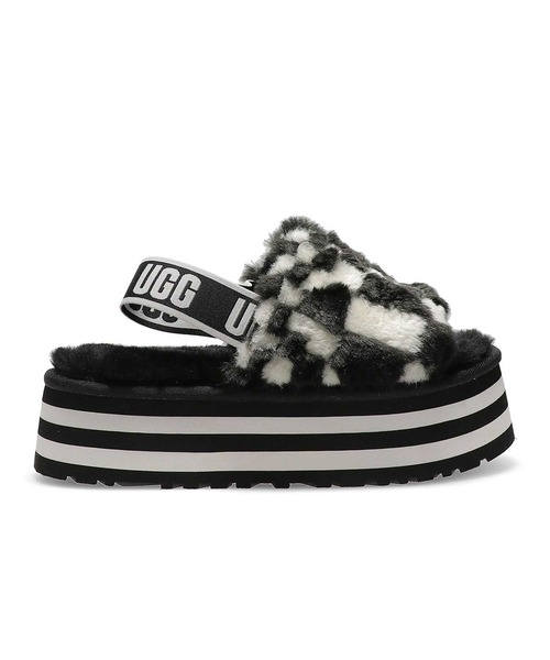 UGG W DISCO CHECKS SLIDE サンダル 24cm UGG（アグ）の「UGG W DISCO CHECKS SLIDE / アグ ディスコ チェック