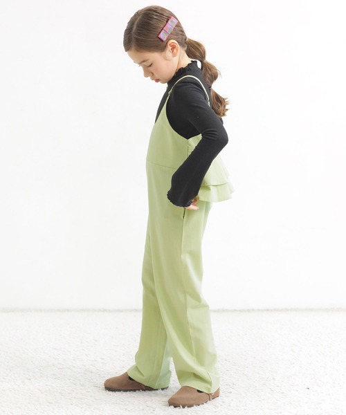 Bee des Bee(ビーデスビー)の「オールインワン(サロペット/オーバーオール・キッズ・ブラック/ベージュ/グリーン/ピンク・100cm/130cm/140cm/150cm/120cm/110cm)」の3枚目の写真