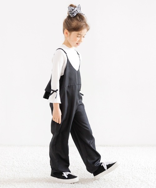 Bee des Bee(ビーデスビー)の「オールインワン(サロペット/オーバーオール・キッズ・ブラック/ベージュ/グリーン/ピンク・100cm/130cm/140cm/150cm/120cm/110cm)」の5枚目の写真