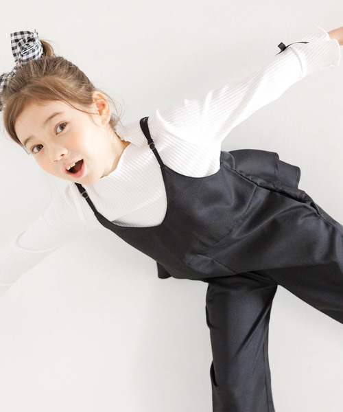 Bee des Bee(ビーデスビー)の「オールインワン(サロペット/オーバーオール・キッズ・ブラック/ベージュ/グリーン/ピンク・100cm/130cm/140cm/150cm/120cm/110cm)」の10枚目の写真