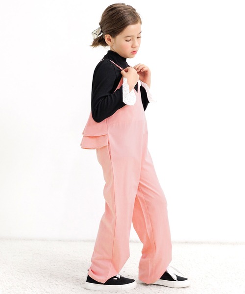 Bee des Bee(ビーデスビー)の「オールインワン(サロペット/オーバーオール・キッズ・ブラック/ベージュ/グリーン/ピンク・100cm/130cm/140cm/150cm/120cm/110cm)」の16枚目の写真