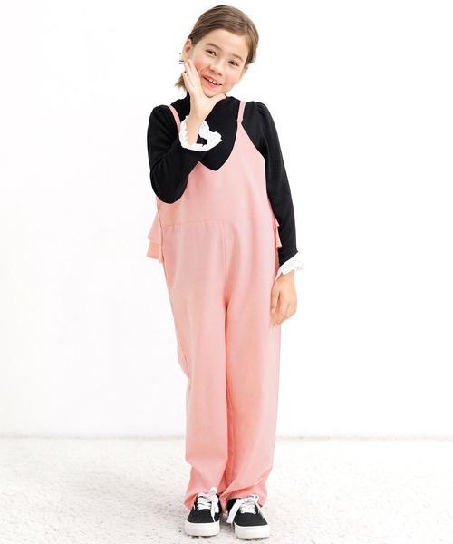 Bee des Bee(ビーデスビー)の「オールインワン(サロペット/オーバーオール・キッズ・ブラック/ベージュ/グリーン/ピンク・100cm/130cm/140cm/150cm/120cm/110cm)」の18枚目の写真