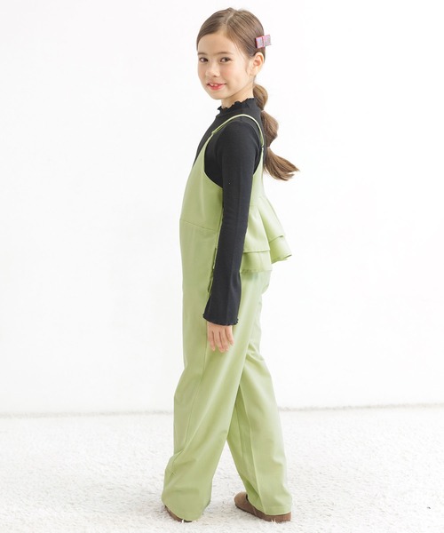 Bee des Bee(ビーデスビー)の「オールインワン(サロペット/オーバーオール・キッズ・ブラック/ベージュ/グリーン/ピンク・100cm/130cm/140cm/150cm/120cm/110cm)」の20枚目の写真