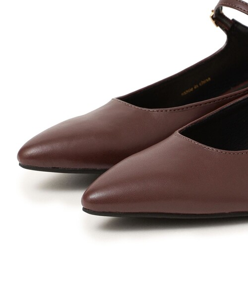 SHIPS（シップス）の「*ストラップ3.5センチヒールミュール◆（パンプス・レディース・ブラック/ボルドー/ブラウン系・50/40/30）」の7枚目の写真