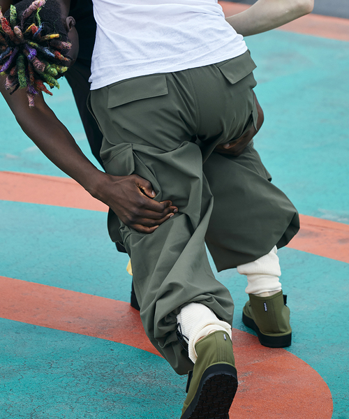 is-ness(イズネス)の「【WIS-NESS / ウィズネス】6POCKET PANTS(カーゴパンツ・メンズ・カーキ/ブラック・MEDIUM/LARGE)」の4枚目の写真